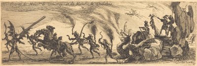 Einzug von M. de Couvonge und M. de Chalabre [extra Platte] von Jacques Callot