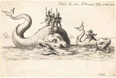 Eintritt von Mm. de Vroncourt, Tyllon und Marimont von Jacques Callot