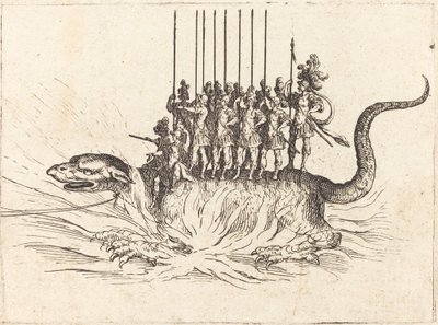 Einzug von Monseigneur Henry de Lorraine, Marquis de Moy, unter dem Namen Pirandre von Jacques Callot