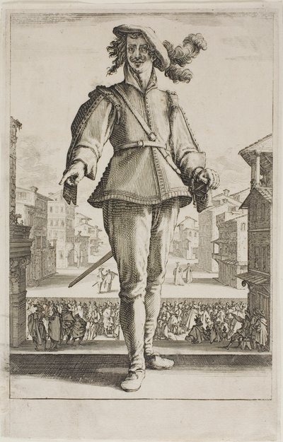 Jagdvögel, aus Verschiedene Szenen in Florenz entworfen von Jacques Callot