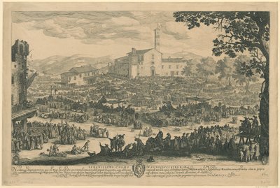 Jahrmarkt von Impruneta (Florentiner Fassung) von Jacques Callot