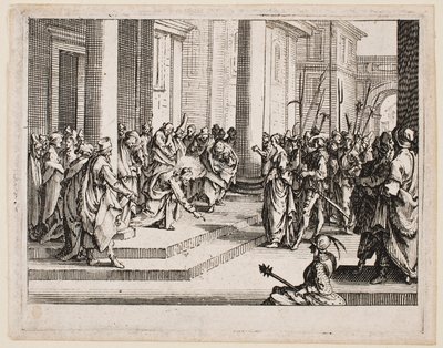 Jesus und die Ehebrecherin, aus der Folge „Das Neue Testament“ von Jacques Callot