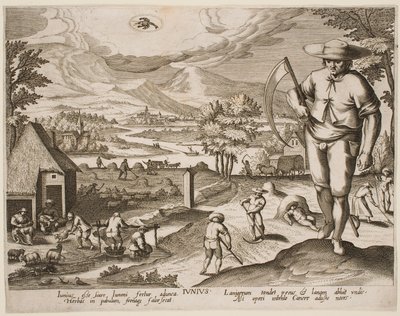 Juni, aus der Serie „Die Monate“ von Jacques Callot
