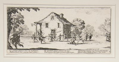 La maraude, Platte 4 aus der Serie Les grandes misères de la guerre von Jacques Callot