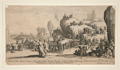 Der Durchzug durchs Rote Meer von Jacques Callot