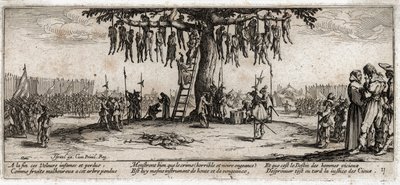 Die Elenden und die Leiden des Krieges von Jacques Callot