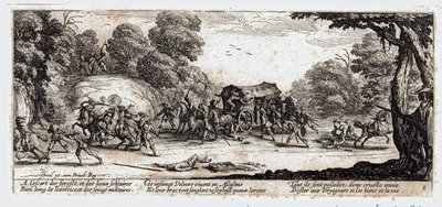 Die Elendigkeiten und Unglücke des Krieges von Jacques Callot