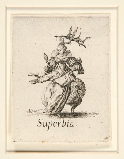 Les Peches Capitaux (Die sieben Todsünden): L von Jacques Callot