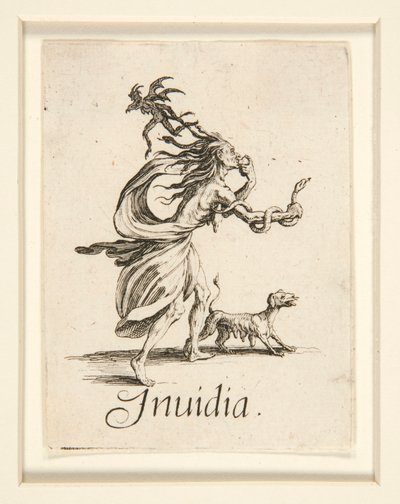 Die sieben Todsünden: L von Jacques Callot