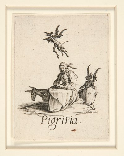 Die sieben Todsünden: Die Faulheit von Jacques Callot