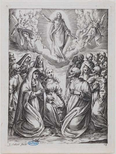 Die Bilder von Rom, die Himmelfahrt von Jacques Callot