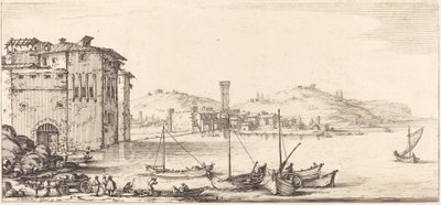 Waren verladen von Jacques Callot