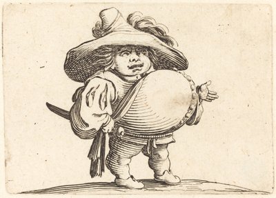 Mann mit dickem Bauch von Jacques Callot