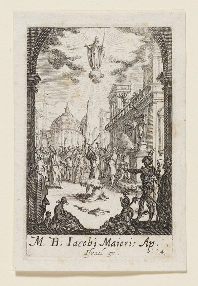 Martyrium des Heiligen Jakobus des Älteren (M. B. Jacobi Maioris) von Jacques Callot