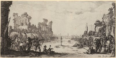 Martyrium des heiligen Sebastian von Jacques Callot
