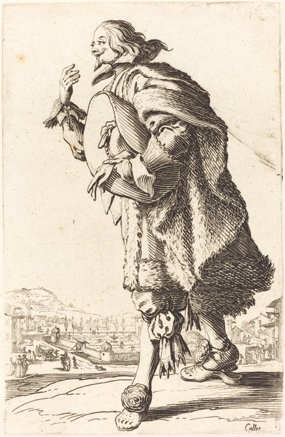 Edelmann mit Filzhut, verbeugend von Jacques Callot