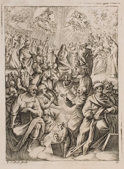 Paradies, aus der Serie „Bilder von Rom“ von Jacques Callot