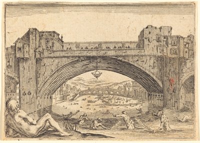 Ponte Vecchio, Florenz von Jacques Callot