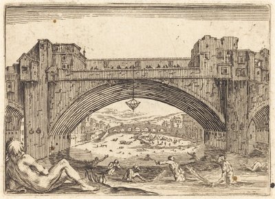 Ponte Vecchio, Florenz von Jacques Callot