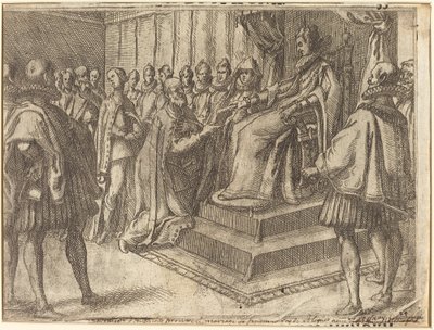 Empfang des Gesandten von Polen von Jacques Callot