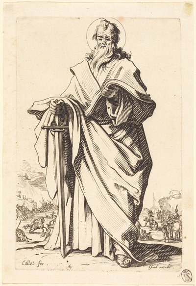 Der heilige Paulus von Jacques Callot