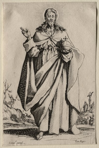 Salvatoris Beatae Mariae Virginis Sanctorum Apostolorum Icones / Les Grands Apôtres: Der Erlöser von Jacques Callot