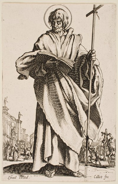 Hl. Philippus, aus der Folge „Die großen Apostel“ von Jacques Callot