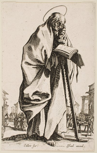 St. Simon, aus der Serie „Die Großen Apostel“ von Jacques Callot
