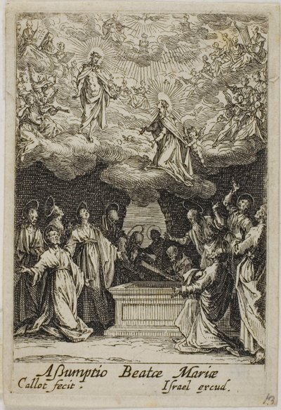 Mariä Himmelfahrt, aus dem Leben der Jungfrau von Jacques Callot