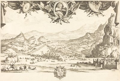 Der Kampf von Avigliana, um oder nach 1631 von Jacques Callot