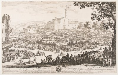 Der Jahrmarkt von L’Impruneta von Jacques Callot