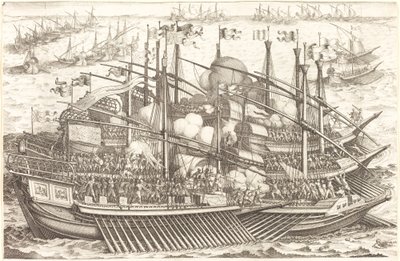 Die erste Seeschlacht von Jacques Callot