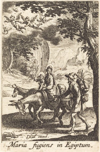 Die Flucht nach Ägypten von Jacques Callot