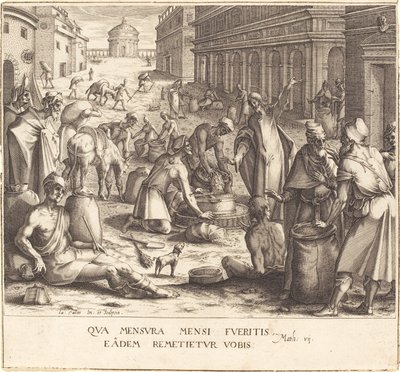 Die Kornwäger von Jacques Callot
