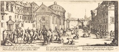 Das Krankenhaus, ca. 1633 von Jacques Callot