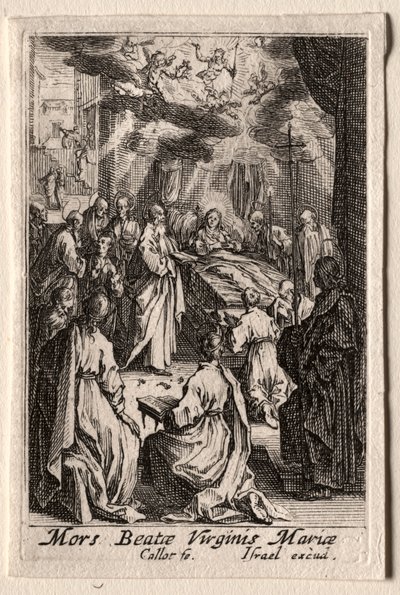 Das Leben der Jungfrau Maria: Der Tod der Jungfrau Maria von Jacques Callot