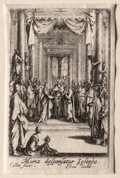 Das Leben der Jungfrau: Die Hochzeit der Jungfrau von Jacques Callot