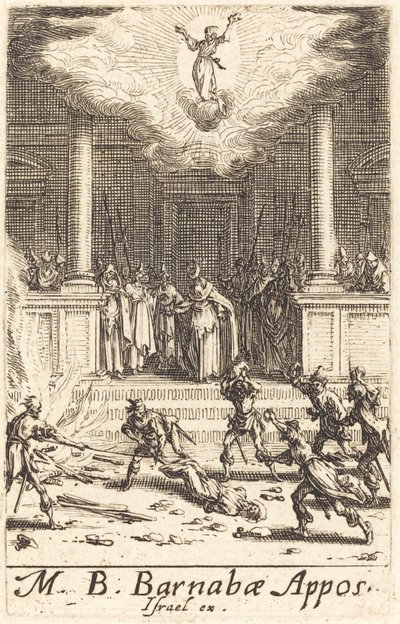 Die Martyrien des Heiligen Barnabas von Jacques Callot