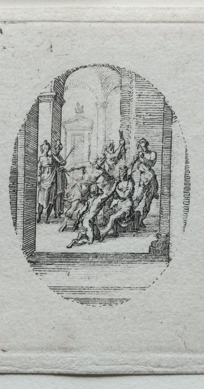 Die Geheimnisse der Passion: Christus mit Dornen gekrönt von Jacques Callot