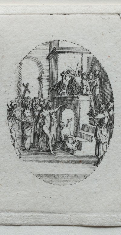 Die Geheimnisse der Passion: Christus dem Volk präsentiert von Jacques Callot