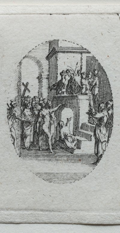 Die Geheimnisse der Passion: Christus dem Volk präsentiert von Jacques Callot