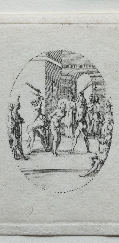 Die Geheimnisse der Passion: Die Geißelung von Jacques Callot