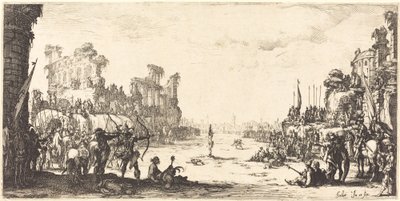 Das Pfeil-Ordal des Heiligen Sebastian, ca. 1632-1633 von Jacques Callot