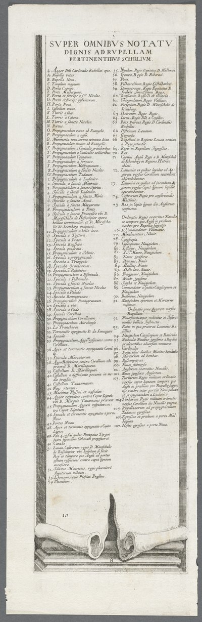 Die Belagerung von La Rochelle: Platte 13 von Jacques Callot