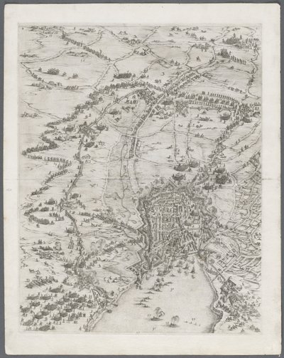 Die Belagerung von La Rochelle: Platte 6, 1628-1630 von Jacques Callot