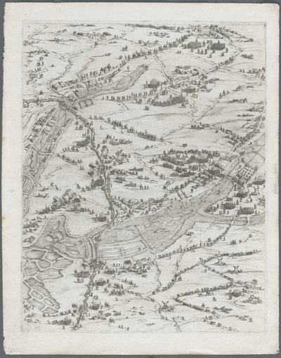 Die Belagerung von La Rochelle: Platte 7 von Jacques Callot