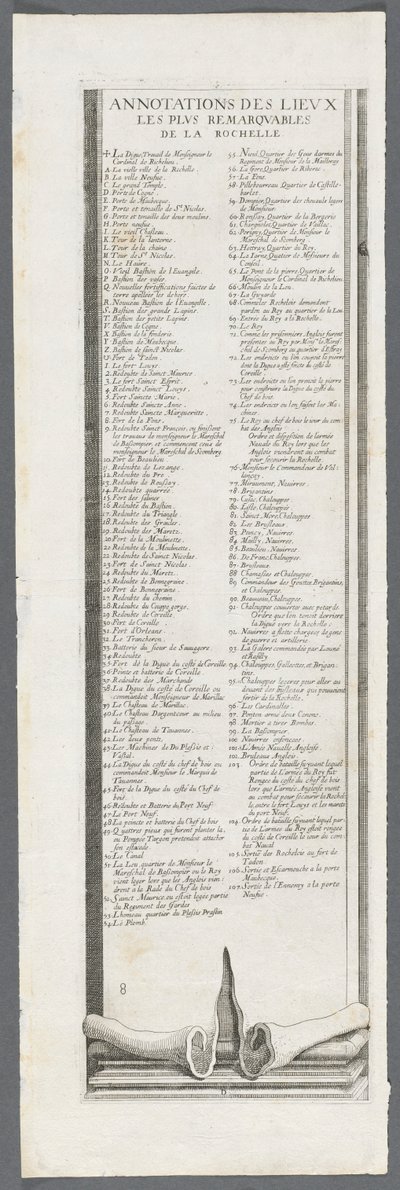 Die Belagerung von La Rochelle: Platte 9, 1628-1630 von Jacques Callot
