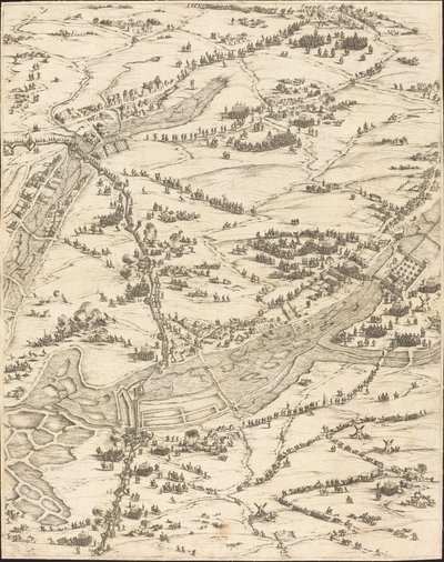 Die Belagerung von La Rochelle [Tafel 7 von 16, Set umfasst 1952.8.97-112], 1628-1631 von Jacques Callot