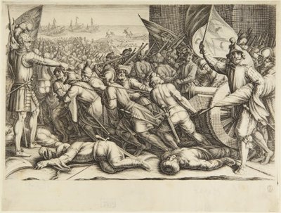 Die Truppen gehen wieder an Bord von Jacques Callot