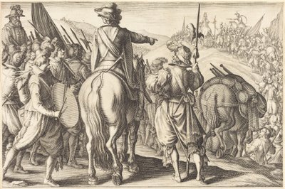 Die Truppen auf dem Marsch von Jacques Callot